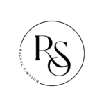Black and White Simple Personal RS Initials Logo